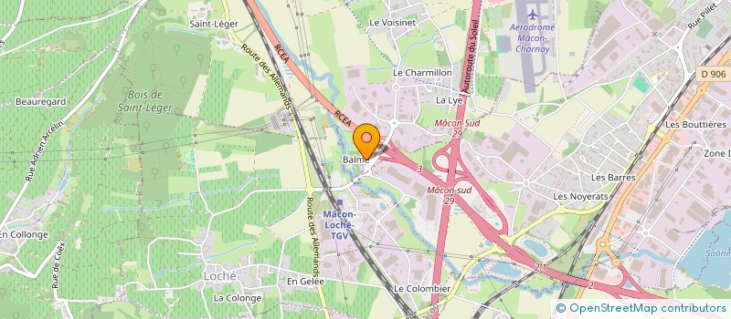 localisation de l'entreprise CAPEC MACON à CHARNAY-LES-MACON