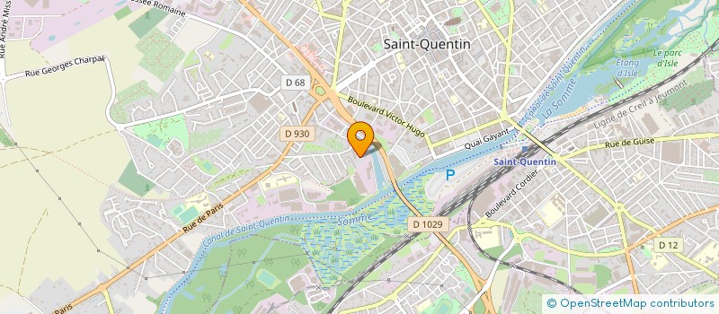 localisation de l'entreprise CAPECHAFAUDAGE à SAINT-QUENTIN