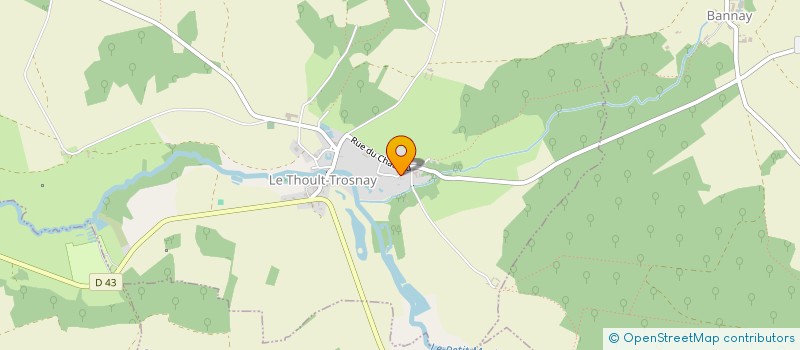 localisation de l'entreprise CAPECODE  LE THOULT-TROSNAY