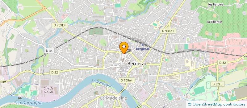 localisation de l'entreprise CAPED à BERGERAC