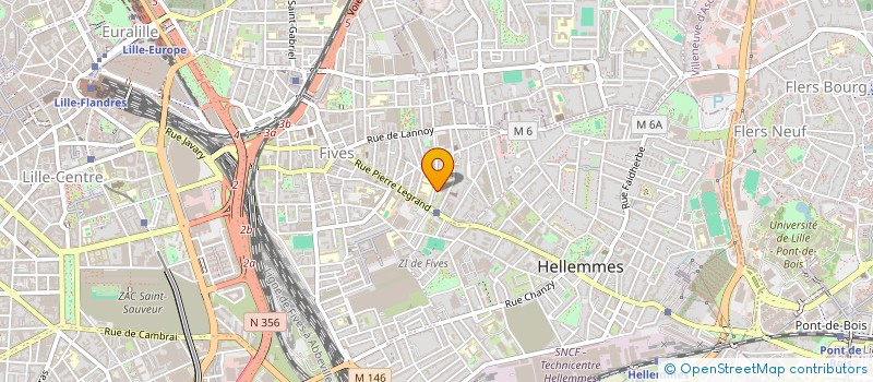 localisation de l'entreprise CAPED5 à LILLE