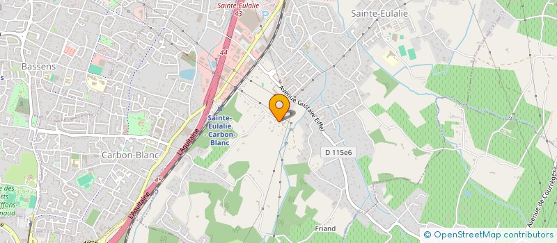 localisation de l'entreprise CAPEDA à SAINTE-EULALIE