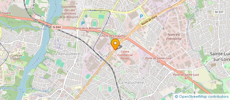 localisation de l'entreprise CAPEF à NANTES