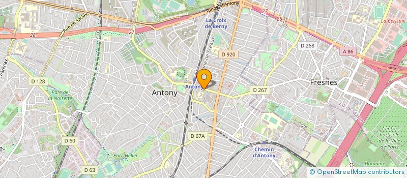 localisation de l'entreprise CAPEFI à ANTONY