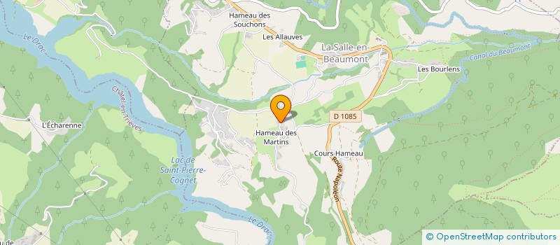 localisation de l'entreprise CAPEIS  LA SALLE-EN-BEAUMONT