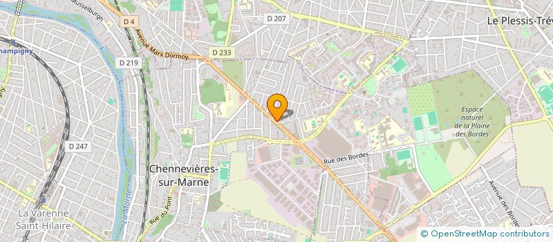 localisation de l'entreprise CAPELA AROMACLOP à CHENNEVIERES-SUR-MARNE