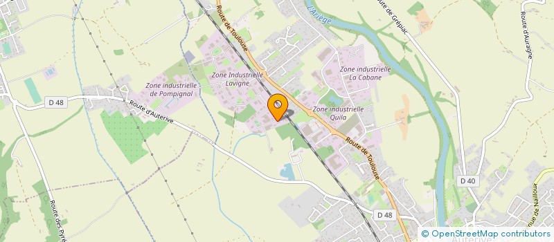 localisation de l'entreprise CAPELAN  AUTERIVE