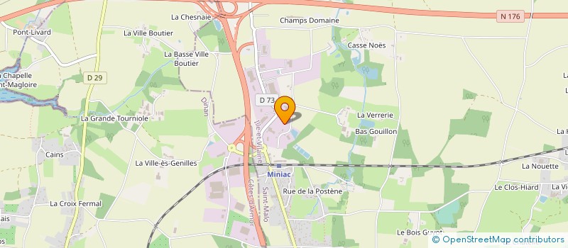localisation de l'entreprise CAPELEC à MINIAC-MORVAN