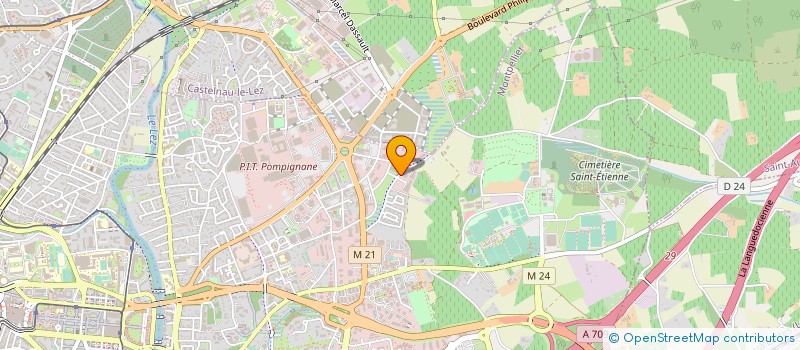 localisation de l'entreprise CAPELEC à MONTPELLIER