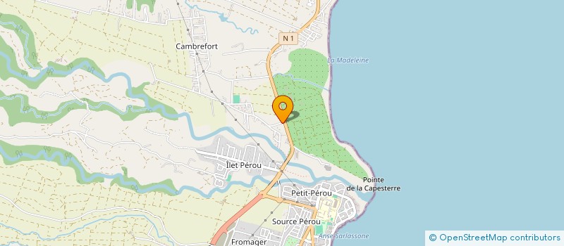localisation de l'entreprise CAPELEC à CAPESTERRE-BELLE-EAU