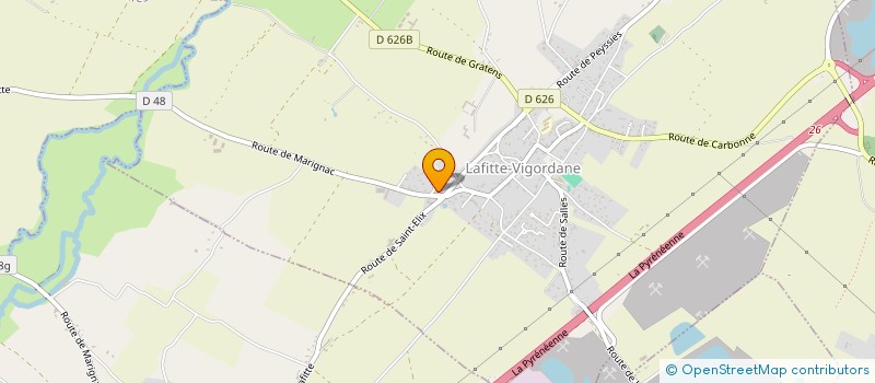 localisation de l'entreprise CAPELHA  LAFITTE-VIGORDANE