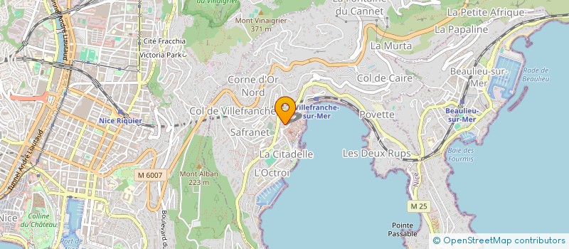 localisation de l'entreprise CAPELIER ARCHITECTE ET ASSOCIES à VILLEFRANCHE-SUR-MER