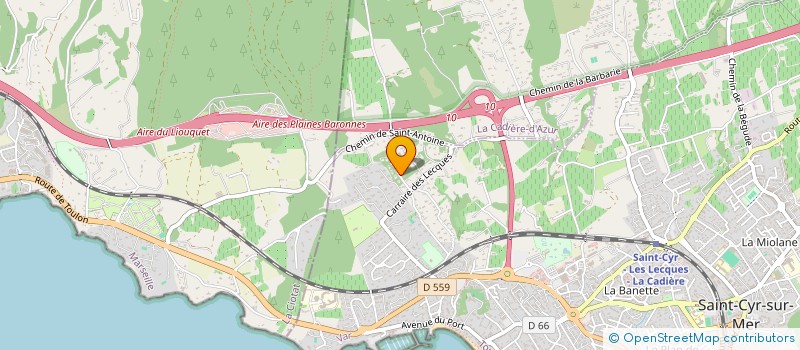 localisation de l'entreprise CAPELIMMO à SAINT-CYR-SUR-MER