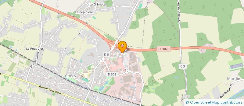 localisation de l'entreprise CAPELIN à CHECY