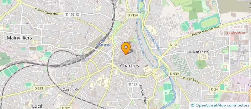 localisation de l'entreprise CAPELINA à CHARTRES