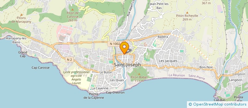 localisation de l'entreprise CAPELINE AVOCATE à SAINT-JOSEPH