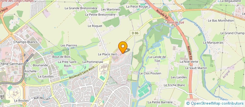 localisation de l'entreprise CAPELIO IMMO2  THORIGNE-FOUILLARD