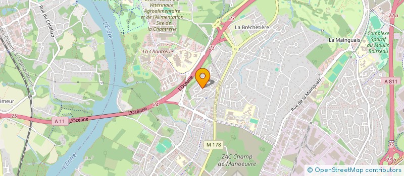 localisation de l'entreprise CAPELIS CORPORATE à NANTES