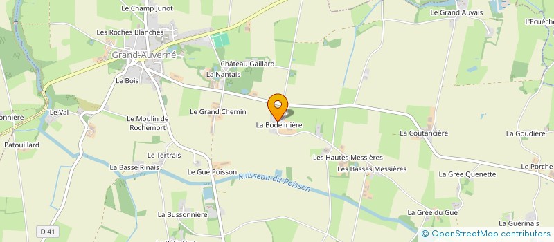 localisation de l'entreprise CAPELLA à GRAND-AUVERNE