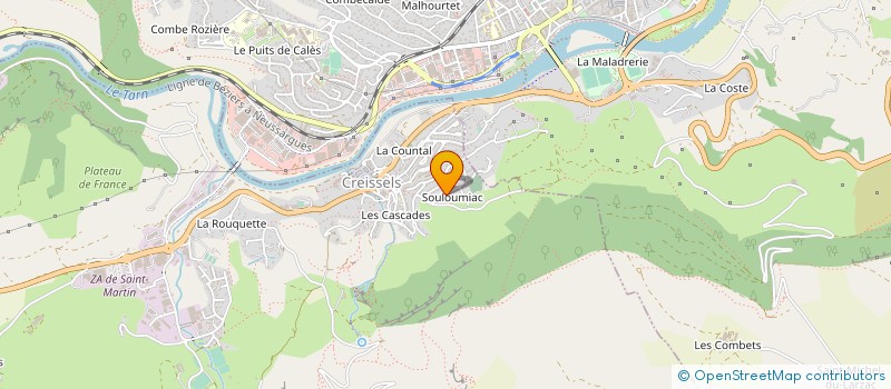 localisation de l'entreprise CAPELLA à MILLAU