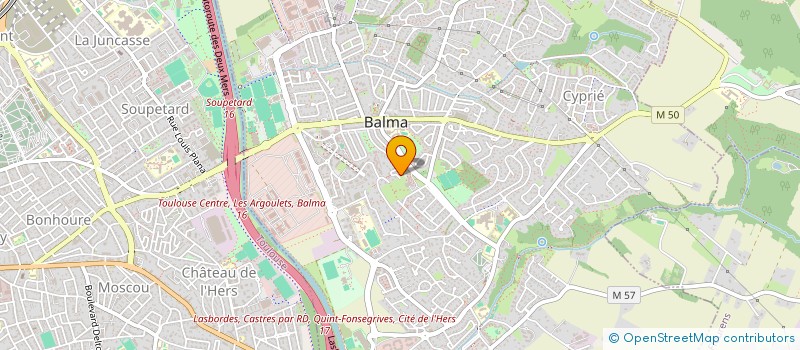 localisation de l'entreprise CAPELLE  BALMA