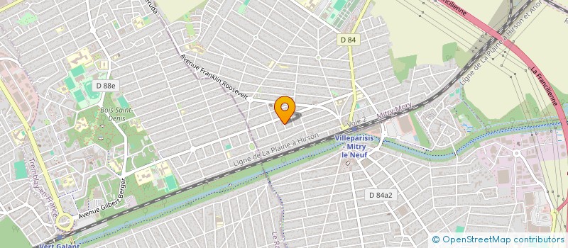 localisation de l'entreprise CAPELLE ENTREPRISE  MITRY-MORY