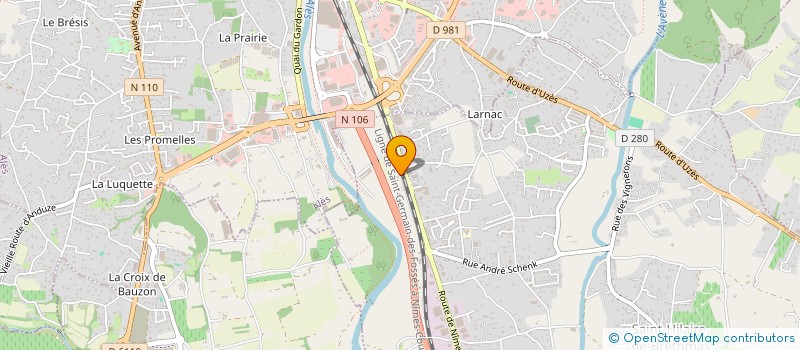 localisation de l'entreprise CAPELLE IMMOBILIER  SAINT-HILAIRE-DE-BRETHMAS