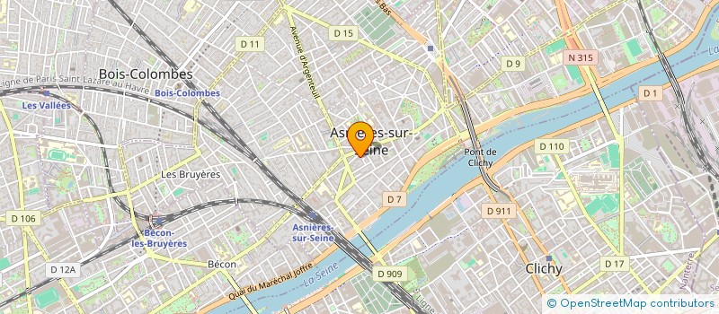 localisation de l'entreprise CAPELLES à ASNIERES-SUR-SEINE
