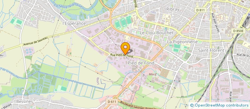 localisation de l'entreprise CAPELLI à NIORT