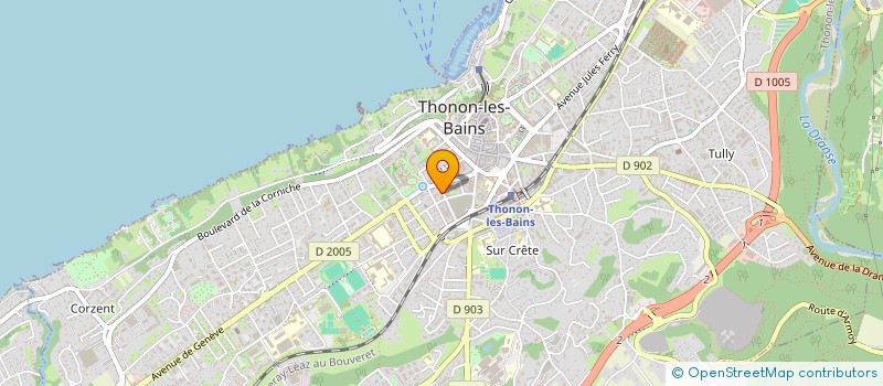 localisation de l'entreprise CAPELLI & CO à THONON-LES-BAINS