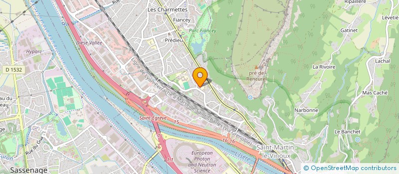 localisation de l'entreprise CAPELLI GASTON ET CORREARD GASTON  SAINT-MARTIN-LE-VINOUX