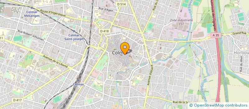 localisation de l'entreprise CAPELLIA  COLMAR