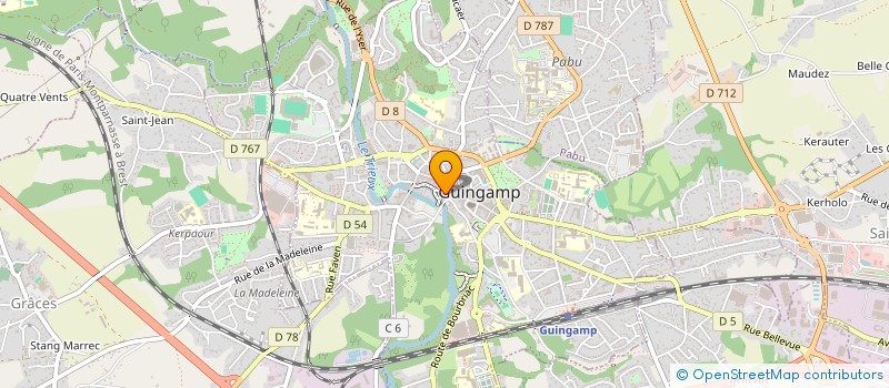 localisation de l'entreprise CAPELLO' à GUINGAMP