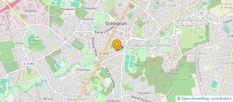 localisation de l'entreprise CAPELSA  GRADIGNAN