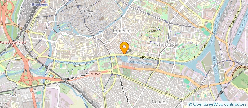 localisation de l'entreprise CAPEM INGENIERIE à STRASBOURG