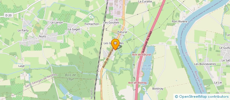 localisation de l'entreprise CAPEMRH  SAINT-GEORGES-DE-RENEINS