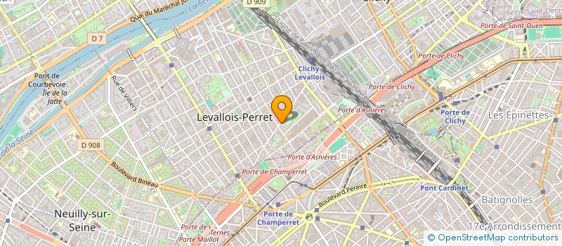 localisation de l'entreprise CAPENGLISH à LEVALLOIS-PERRET
