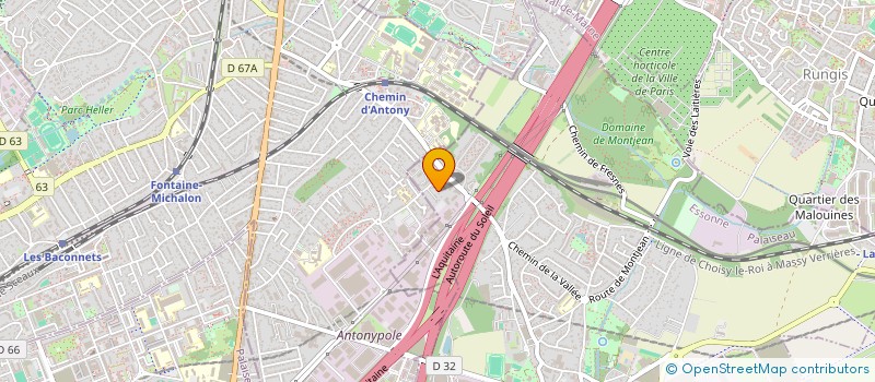 localisation de l'entreprise CAPENOV  WISSOUS