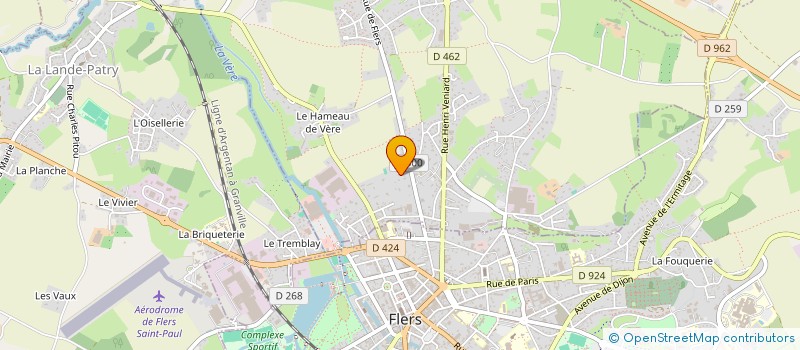 localisation de l'entreprise CAPENSIS à SAINT-GEORGES-DES-GROSEILLERS