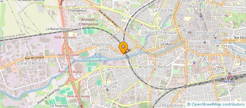 localisation de l'entreprise CAPEOS AUDIT  RENNES