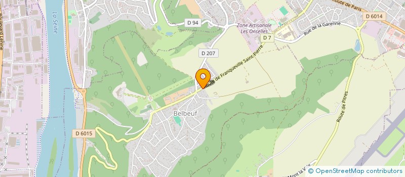 localisation de l'entreprise CAPER  BELBEUF