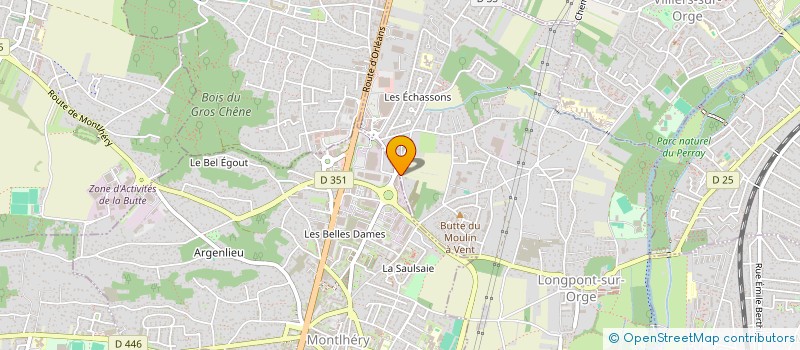localisation de l'entreprise CAPERCA MENUISERIE à MONTLHERY