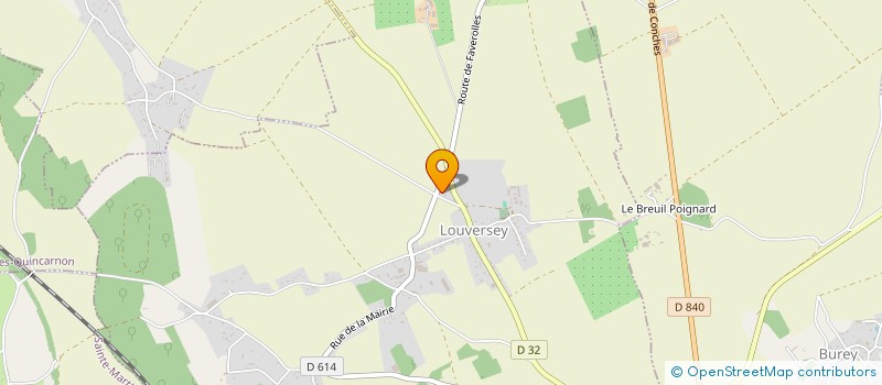 localisation de l'entreprise CAPERCUTE à LOUVERSEY