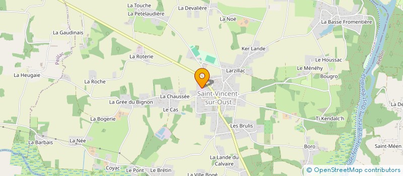 localisation de l'entreprise CAPERE  SAINT-VINCENT-SUR-OUST