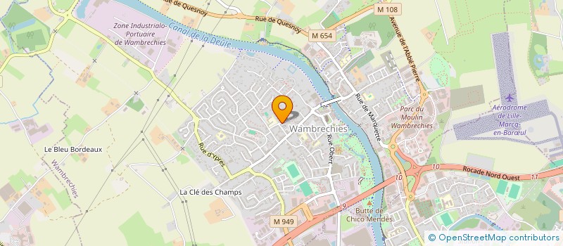 localisation de l'entreprise CAPERF GLOBALE à WAMBRECHIES