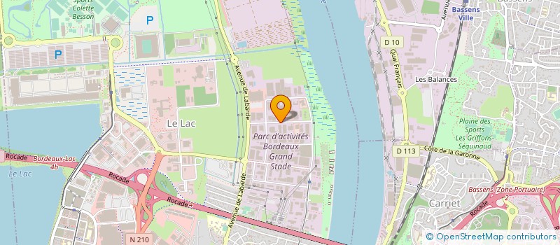 localisation de l'entreprise CAPERGO à BORDEAUX