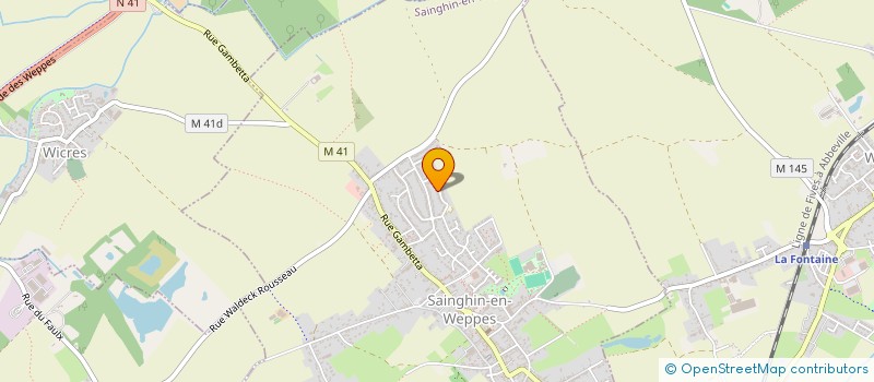 localisation de l'entreprise CAPERH à BETHUNE