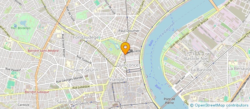 localisation de l'entreprise CAPERIC VOYAGE à BORDEAUX