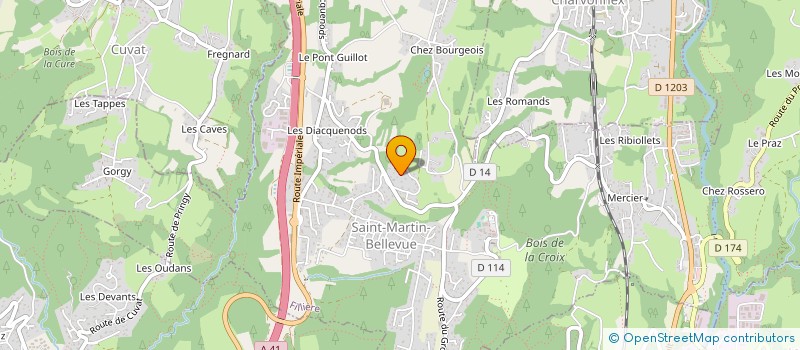 localisation de l'entreprise CAPERIUM  SAINT-JORIOZ