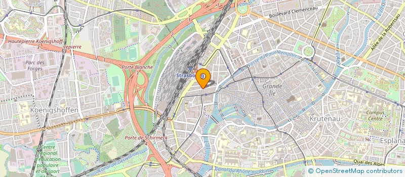 localisation de l'entreprise CAPERNAUM à STRASBOURG